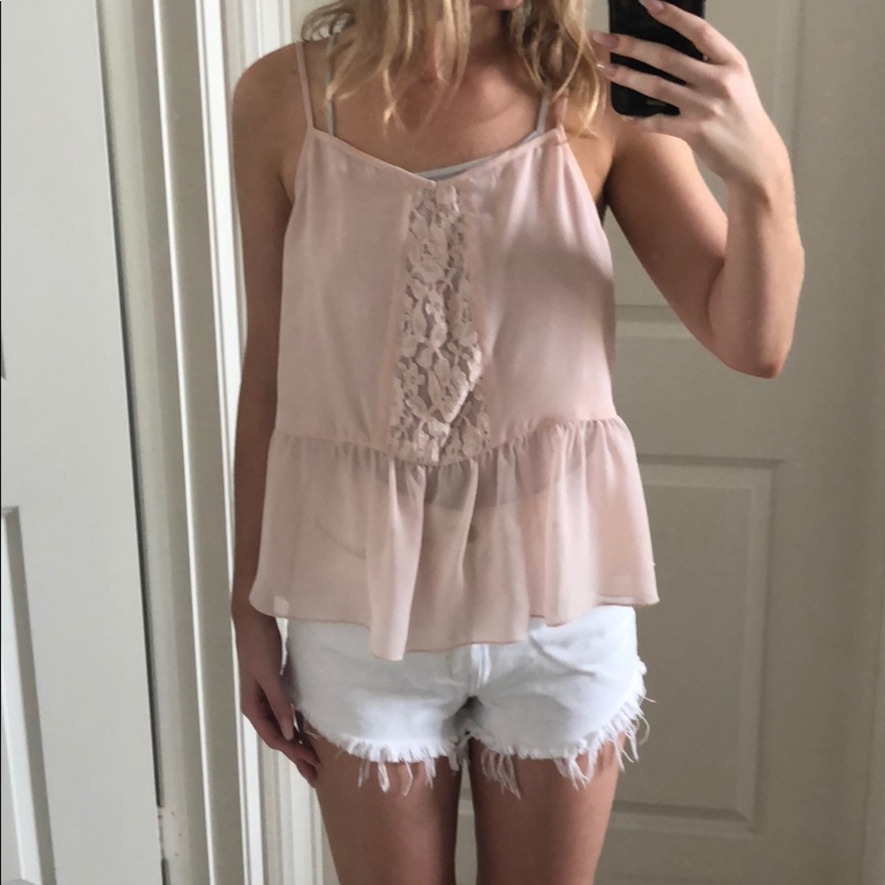 Pink Leith tank top